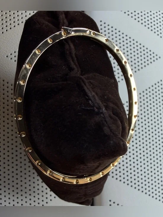 Roberto Coin Symphony Pois Moi Oval Bracelet 18k Yellow Gold (Retails $6600) - Picture 12 of 16